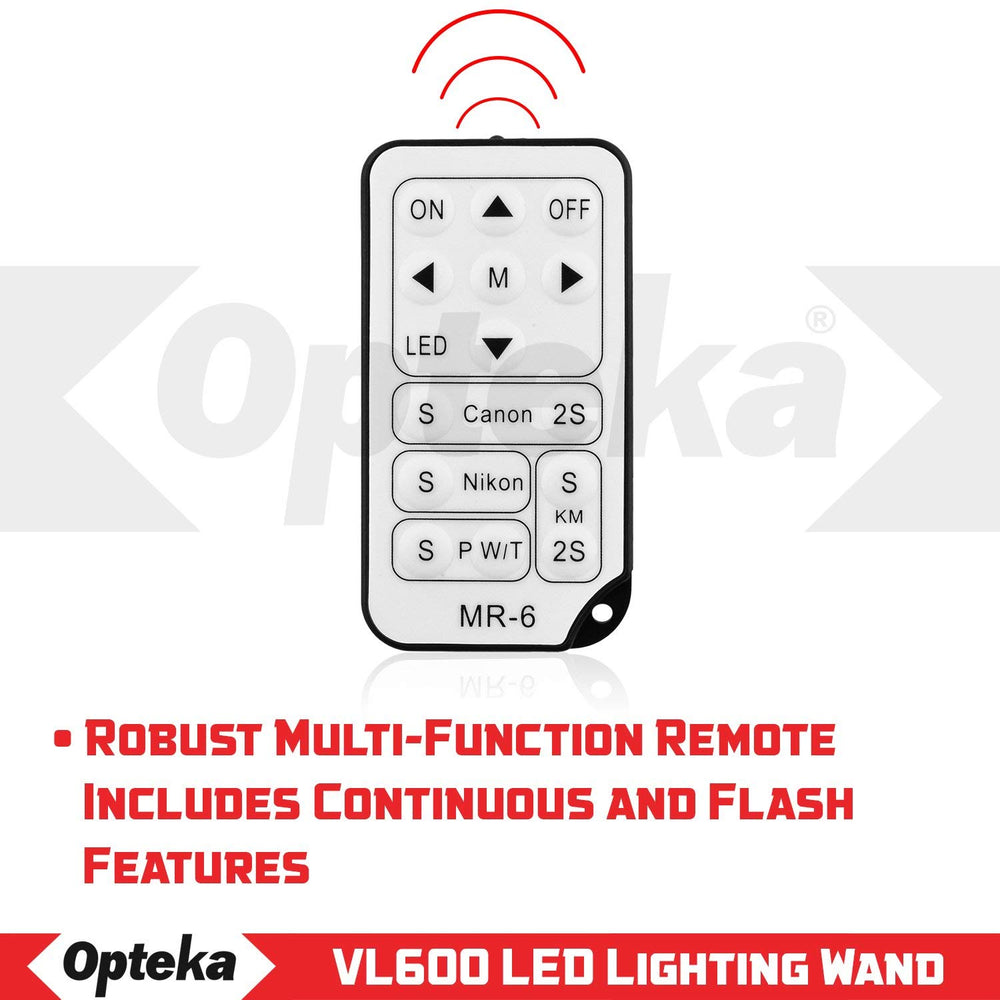 Opteka VL600 LED Professional Studio Handheld Filler Lighting Wand for Photography