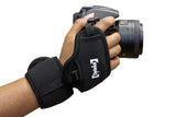 Opteka GS-3 Neoprene Padded Dual Grip/Wrist Strap Handgrip for All Digital SLR Cameras