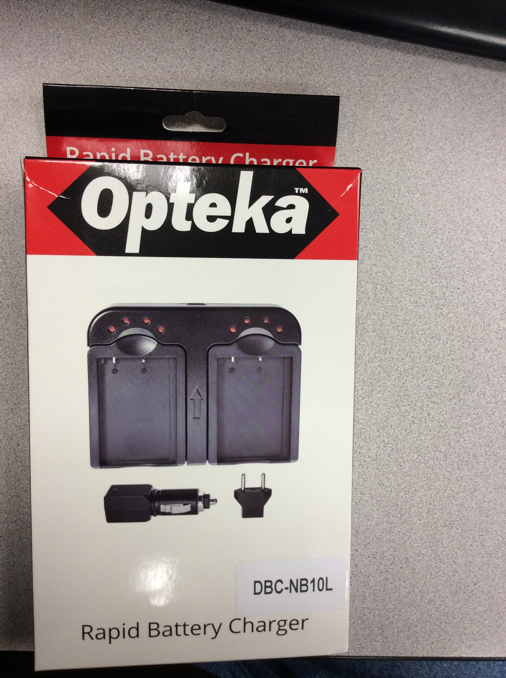 Opteka DBC-NB10L AC/DC Dual Battery Rapid Charger for Canon NB10L Batteries