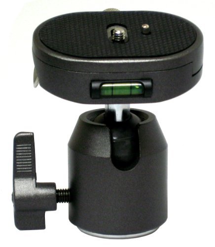 Opteka TH30 Ball Head with Quick Release Plate for Tripods and Monopods