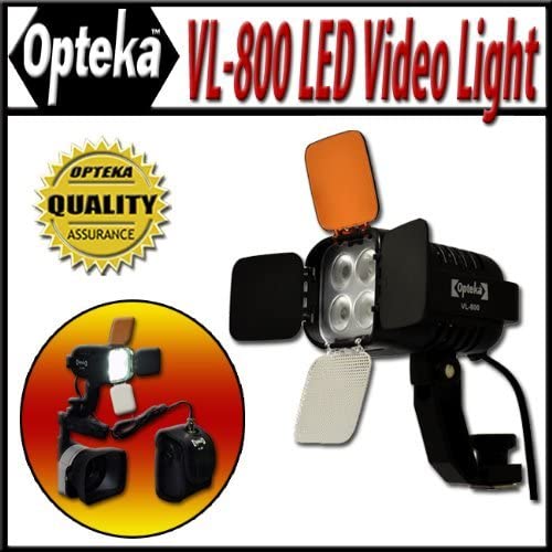 Opteka VL-800 Ultra High Power LED Video Light for Canon EOS 7D, 6D,