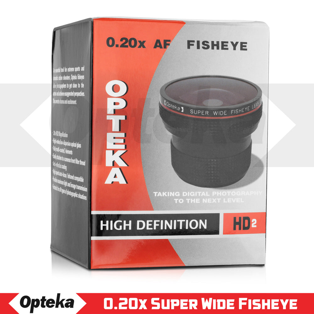 Opteka 0.20X HD Professional AF Wide Angle Fisheye Lens