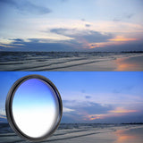 Opteka 55mm 9 Piece HD Multicoated Graduated Color Filter Kit Set