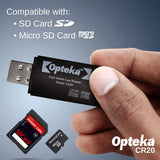 Opteka SD/MicroSD Memory Card Reader