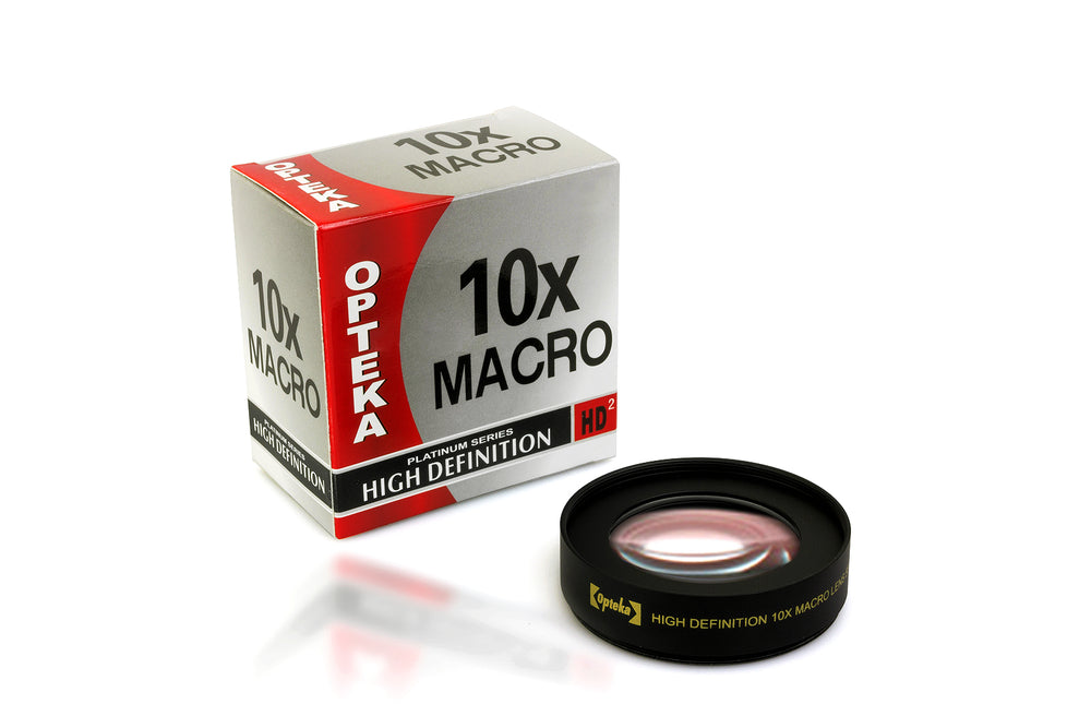 Opteka 58mm 10x HD² Professional Macro Lens for Digital Cameras