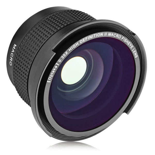 Opteka .35x HD Super Wide Angle Panoramic Macro Fisheye Lens (52MM/58M