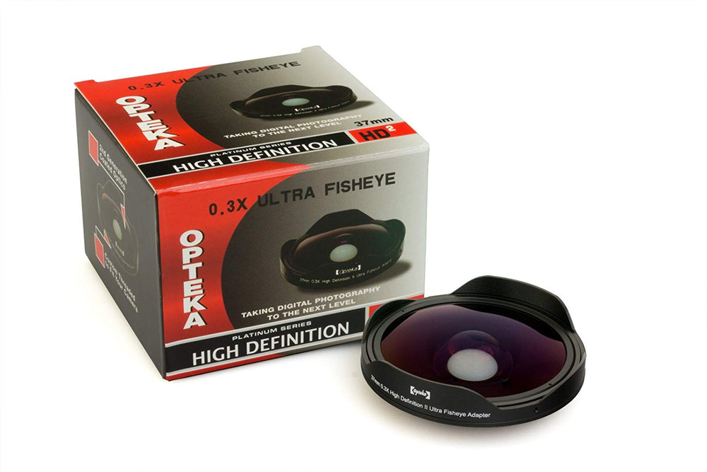 Opteka 37mm 0.3X High Definition II Ultra Fisheye Lens for 25mm, 30mm,