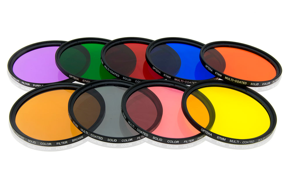 Opteka 52mm 9 Piece HD Multicoated Solid Color Filter Kit Set
