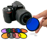Opteka 62mm 9 Piece HD Multicoated Solid Color Filter Kit Set