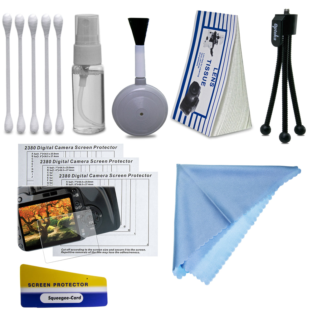 Opteka Deluxe 10 Piece Camera Care Cleaning Kit
