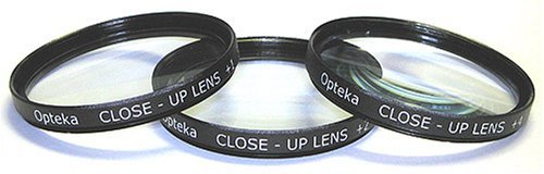 Opteka 67mm Close-Up Set (+1, +2, and +4) with 10x Macro Lens for Nikon DF, D4, D3X, D3, D800, D700, D6100, D300S, D90, D7100, D7000, D5300, D5200, D5100, D5000, D3200 and D3100 Digital SLR Cameras