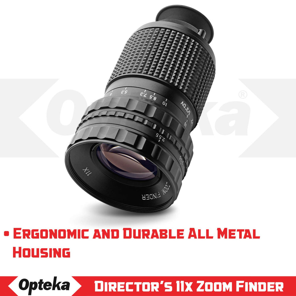 Opteka Full Size Professional Director's Metal HD Viewfinder with 11x Zoom