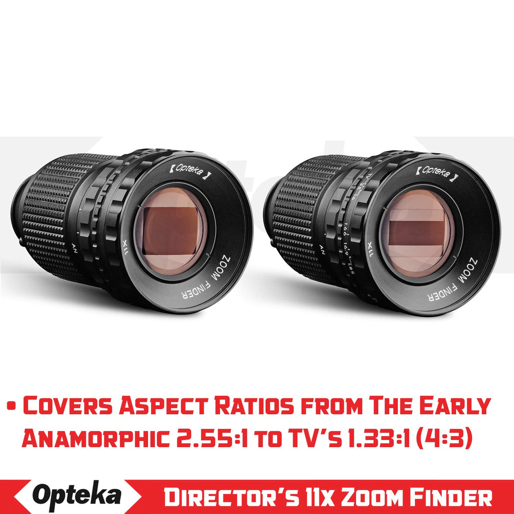 Opteka Full Size Professional Director's Metal HD Viewfinder with 11x Zoom