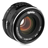 Opteka 50mm f/2.0 HD MC Manual Focus Prime Lens for M43 Mount Digital Cameras