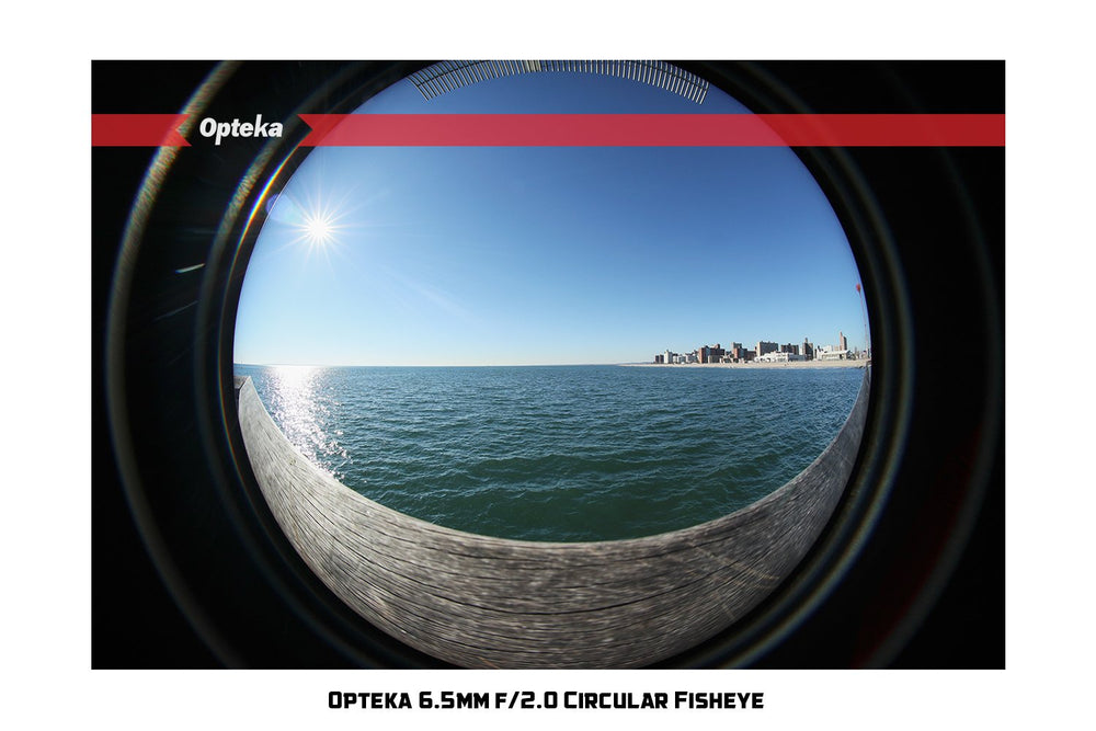 Opteka 6.5mm f/2 HD MC Manual Focus Fisheye Lens for Fuji FX Mount APS