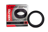 Opteka T-Mount for Canon EF EOS 80D, 77D, 70D, 60D, 60Da, 50D, 7D, 6D, 5D, 5Ds, T7i, T7s, T6s, T6i, T6, T5i, T5, T4i, T3i, T3, T2i, SL2 and SL1 Digital SLR Cameras