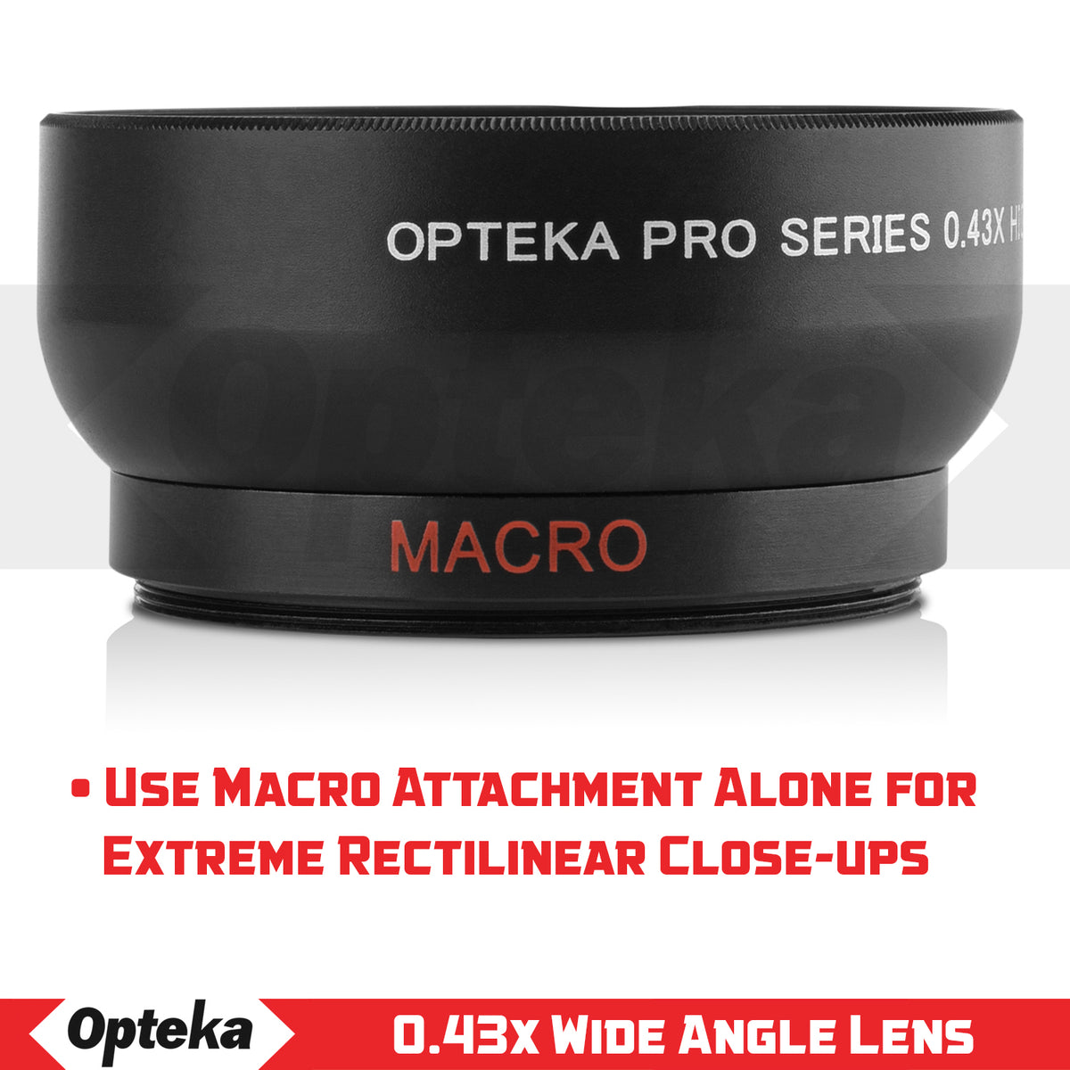 Opteka 58mm 0.43X HD Wide Angle Lens with Macro Opteka 58mm 0.43X HD Wide Angle Lens with Macro