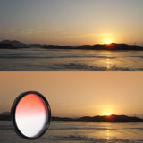 Opteka 55mm 9 Piece HD Multicoated Graduated Color Filter Kit Set