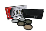 Opteka 55mm High Definition 5 Piece Filter Kit UV, CPL, ND4, Graduated ND and 10x Macro Lens