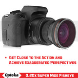 Opteka 0.20X HD Professional AF Wide Angle Fisheye Lens